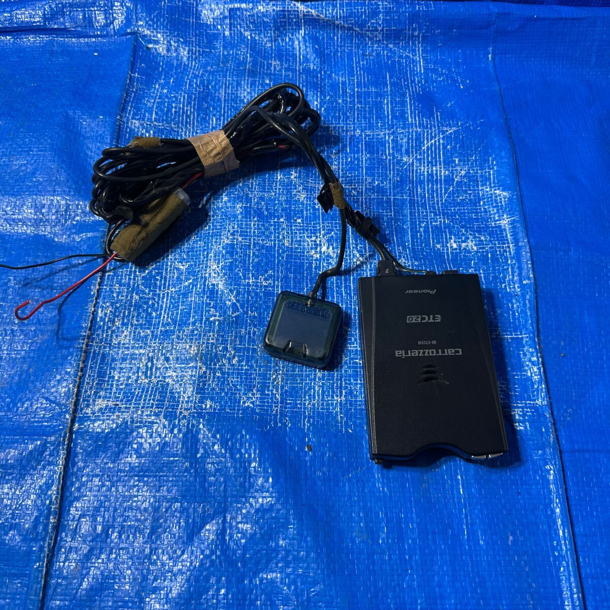 ◆カロッツェリア CARROZZERIA パイオニア PIONEER《 ND-ETCS10 》普通車登録 アンテナ分離型 音声案内 動作OK◆拍卖