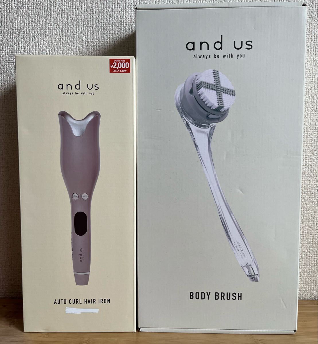 3COINS / AUSボディプラシ / AUSオートカールヘアアイロン / スリーコインズ スリコ and us拍卖