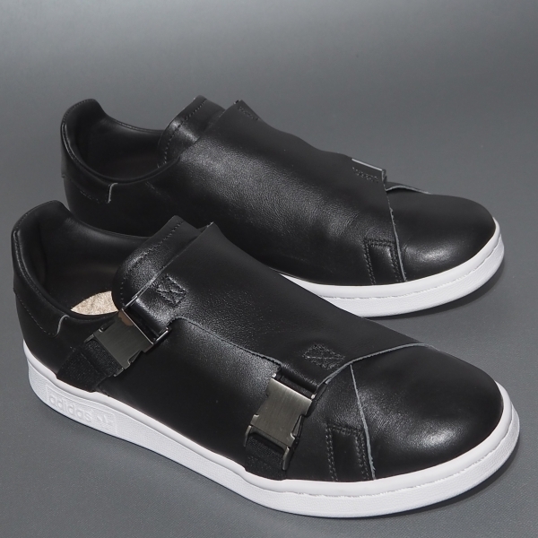 美品 !! US 10 /27cm 19年製 adidas originals STANSMITH BCKL スタンスミス バックル 天然皮革 WMNS STAN SMITH 拍卖