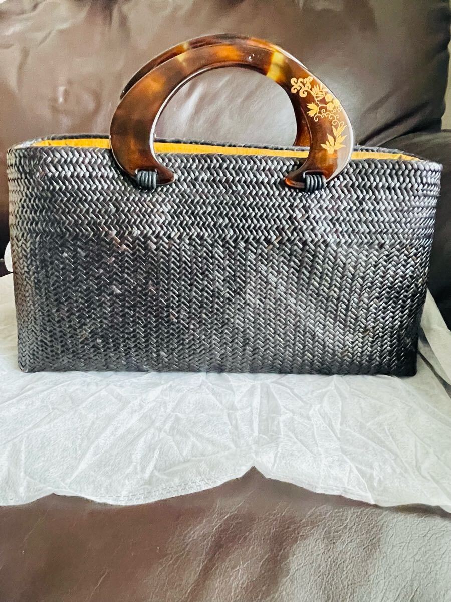 サンモトヤマ カゴ 編 バッグ拍卖