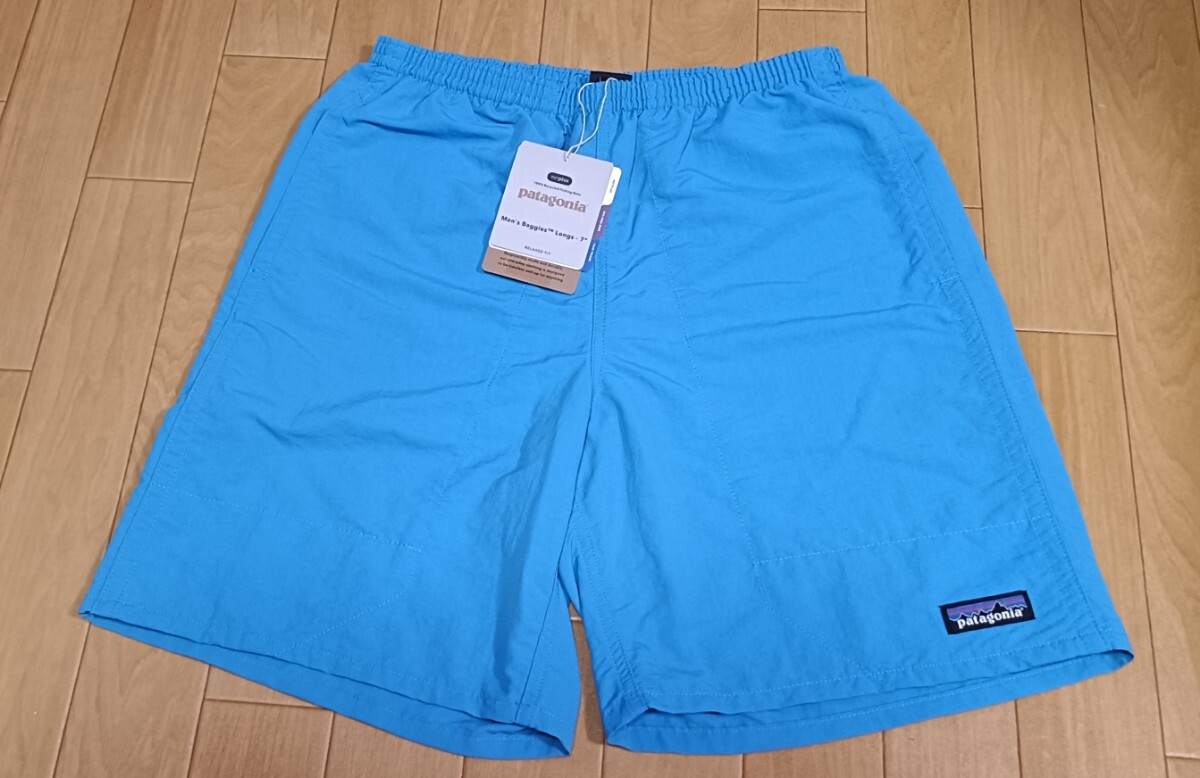 Men's XS ブルー系 Patagonia パタゴニア バギーズ ロング 7インチ Baggies Longs 7-Inche ANACAPA BLUE APBL拍卖