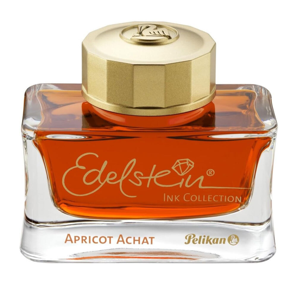 ペリカン ボトルインク 万年筆用 アプリコットアゲ ート(オレンジ) エーデルシュタイン 50ml 2025年 限定 国内正規品拍卖