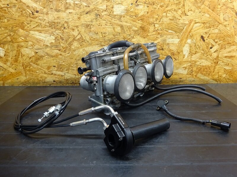 【250628】XJR1300(RP03J)☆ 社外キャブレター TMR ヨシムラ キャブ ファンネル アクティブ ACTIVE ハイスロ42 【検索:XJR1200 RP01J 4KG拍卖