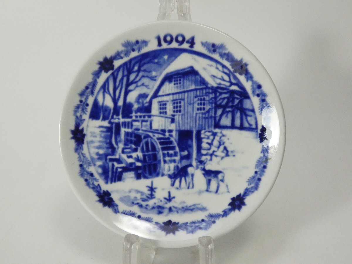 ◇ロイヤルコペンハーゲン ミニイヤープレート 1994 DEN GAMLE VANDMOLLE THE OLD WATERMILL◇NYS26878拍卖