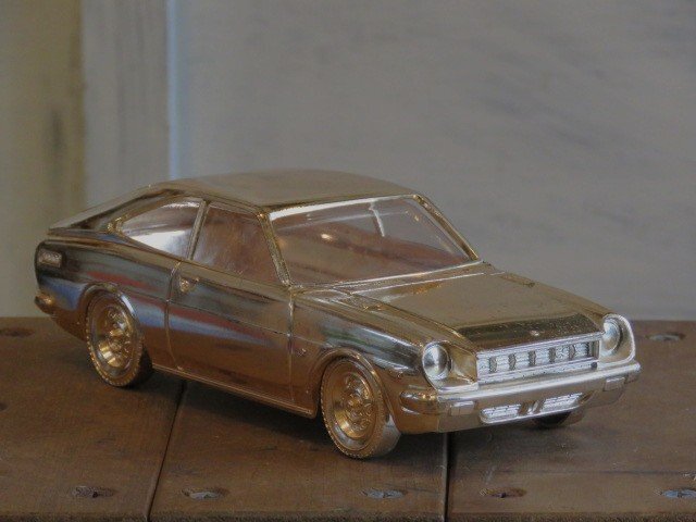 p91当時物 トヨタ自動車 TE47型 1974年 スプリンタートレノ シガレットケース タバコ入/アンティーク*ビンテージ*旧車*昭和レトロ*ミニカー拍卖
