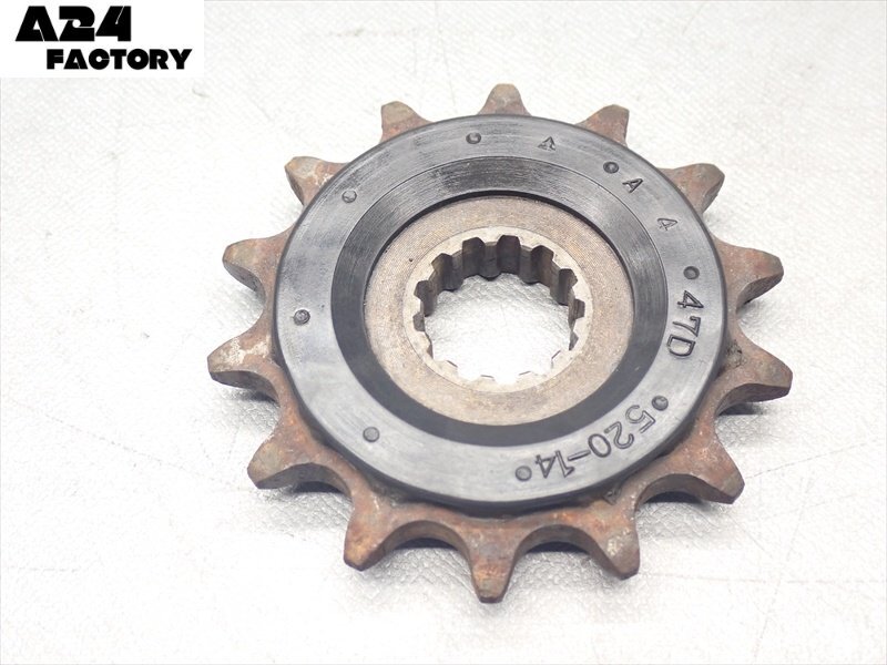 F1R7-0618 スズキ グース350 / GOOSE 350 フロントスプロケット ドライブスプロケット 14丁 【NK42A-104~ 動画有】拍卖