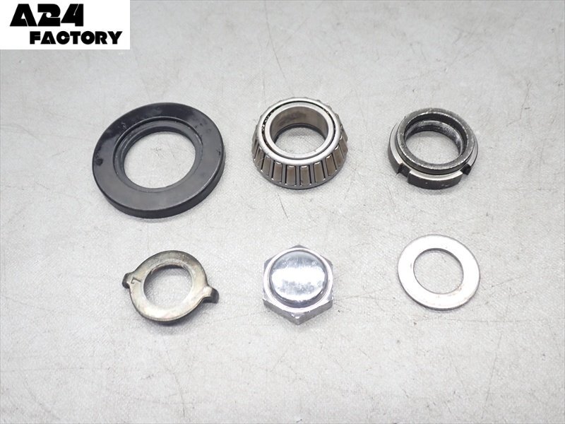 F1R7-0624 カワサキ ZRX1200R ステムナット ベアリング 純正品 【ZRT20A-019*** 2002年式 A2 動画有】拍卖