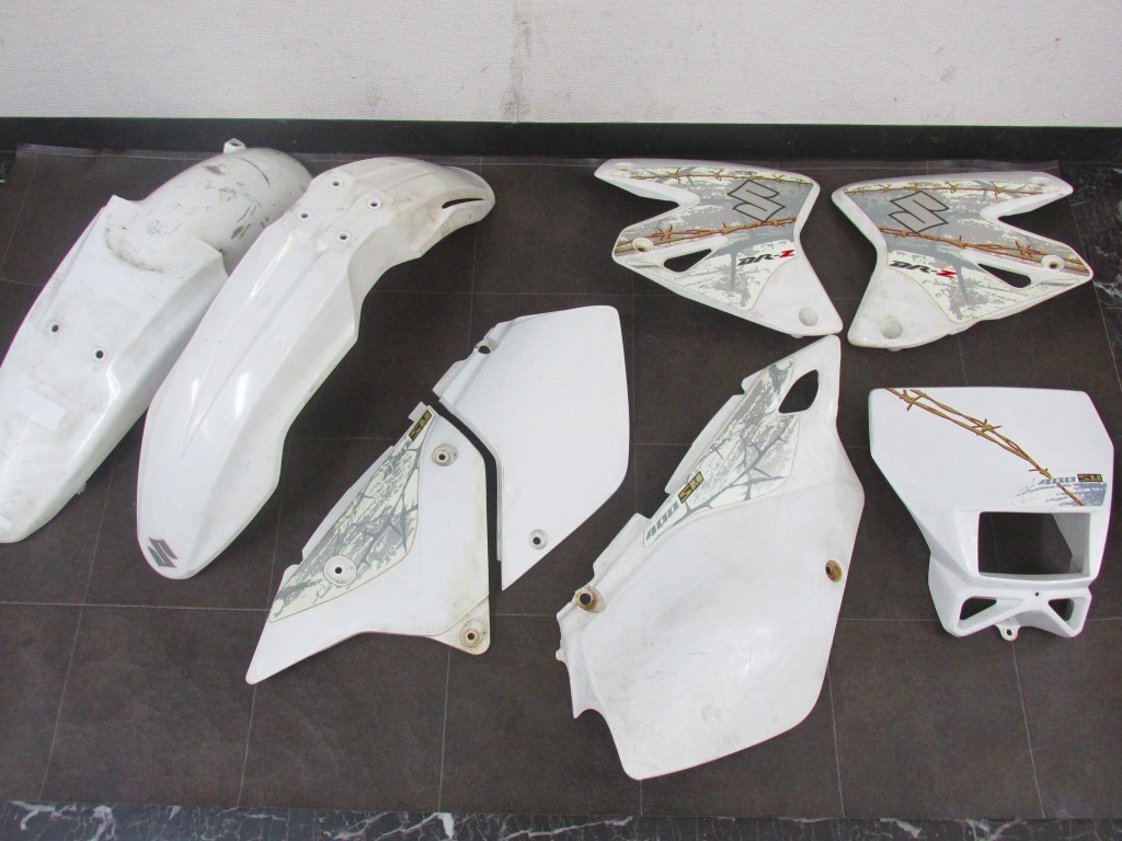 γ【送料無料】スズキ DR-Z400SM SK44A 純正 外装セット ライトカウル フロントフェンダー シュラウド ゼッケン サイド テール カバー拍卖