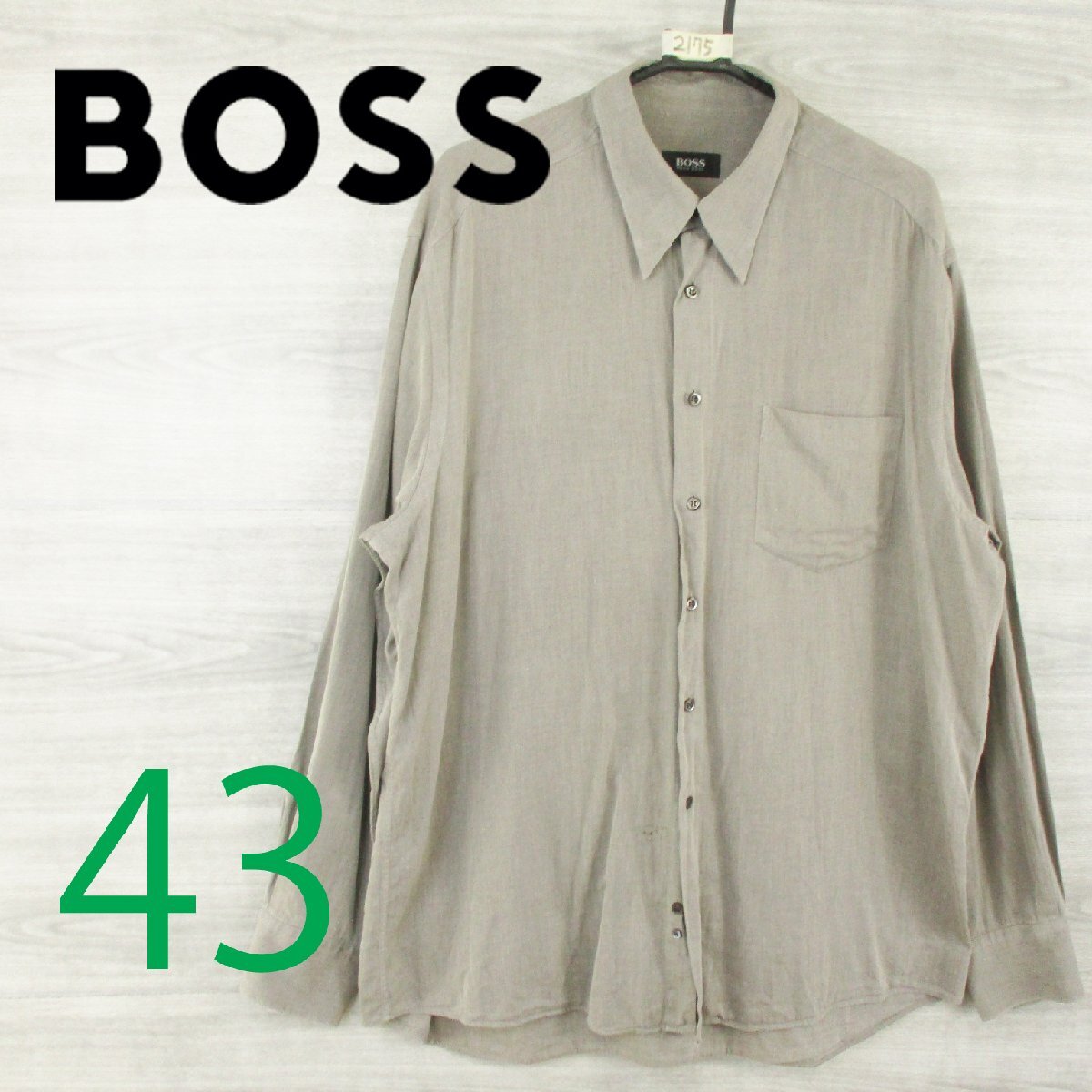 HUGO BOSS ヒューゴボス<長袖シャツ ビッグサイズ>M2175c拍卖