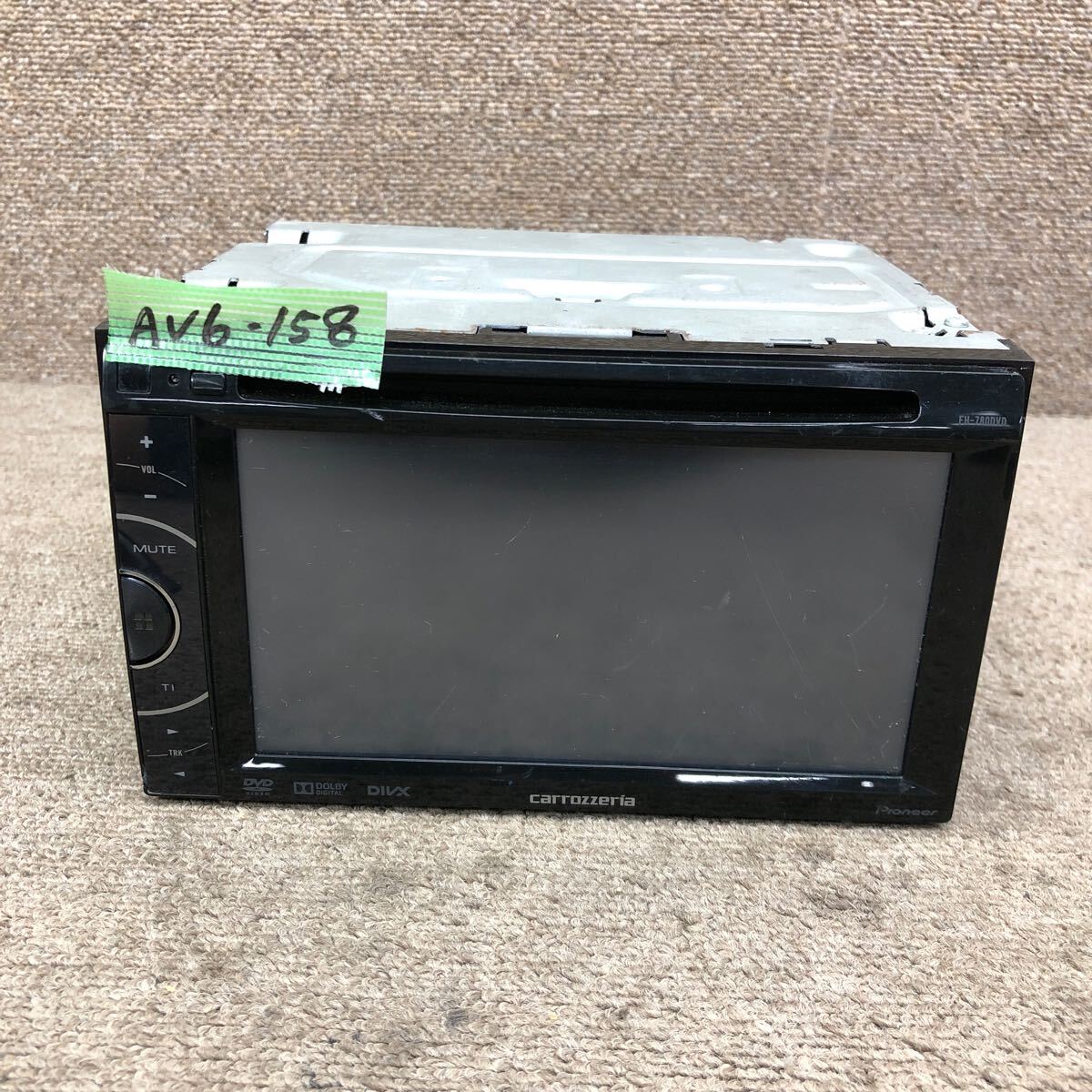 AV6-158 激安 カーステレオ DVDプレーヤー Carrozzeria Pioneer FH-780DVD MBTM009500JP CD DVD 通電未確認 ジャンク拍卖