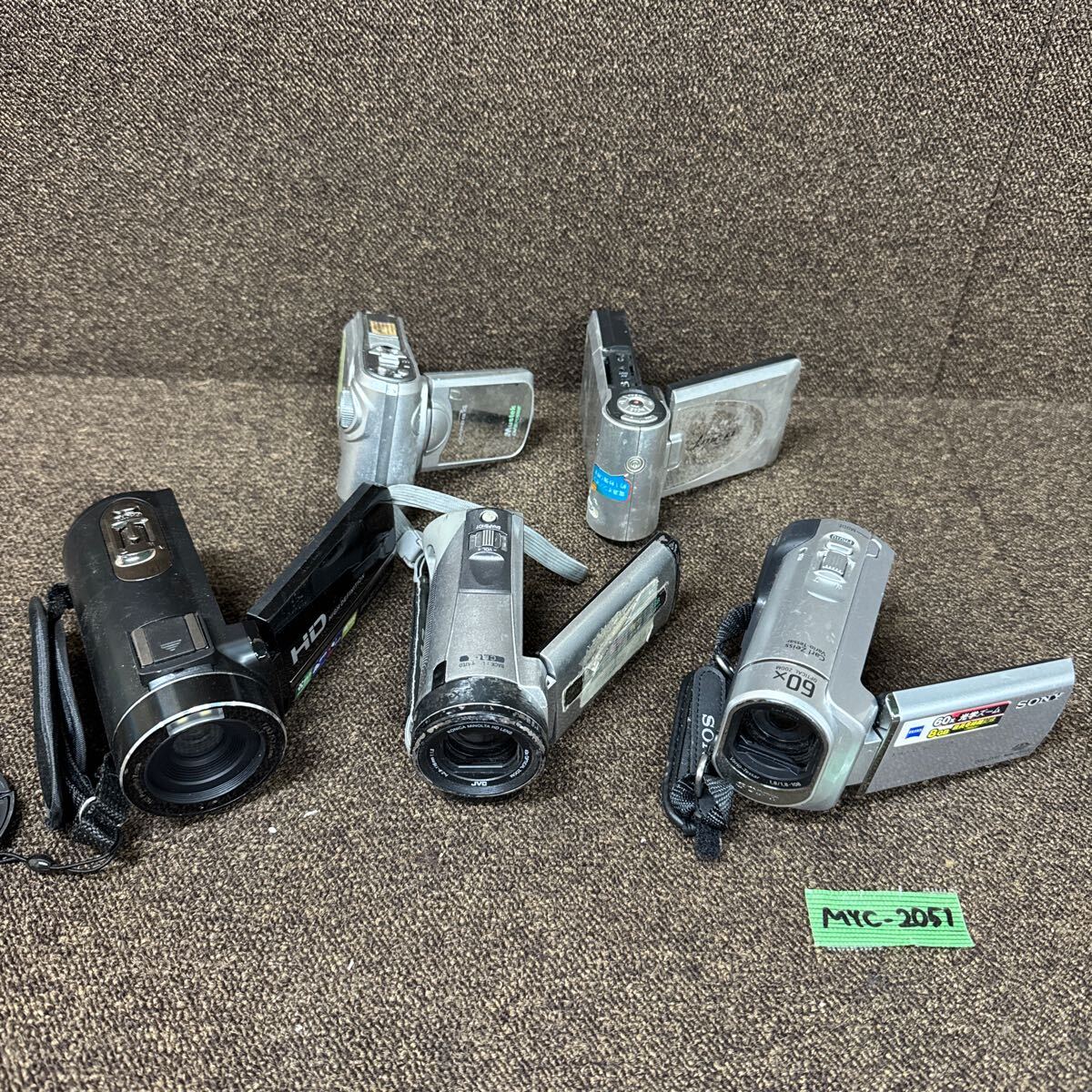 MYC-2051 激安 ビデオカメラ SONY JVC etc. 5個セット 動作未確認 現状品 同梱不可拍卖