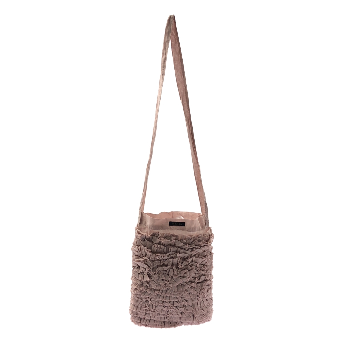 【新品】 R & D.M.Co- / オールドマンズテーラー | FRILL ONE SHOULDER BAG フリル ワンショルダーバッグ | F | Pink / ピンク拍卖
