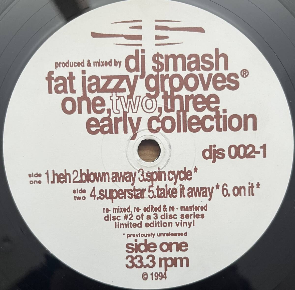 【12】DJ SMASH / FAT JAZZY GROOVES EARLY COLLECTION:jazzysport拍卖