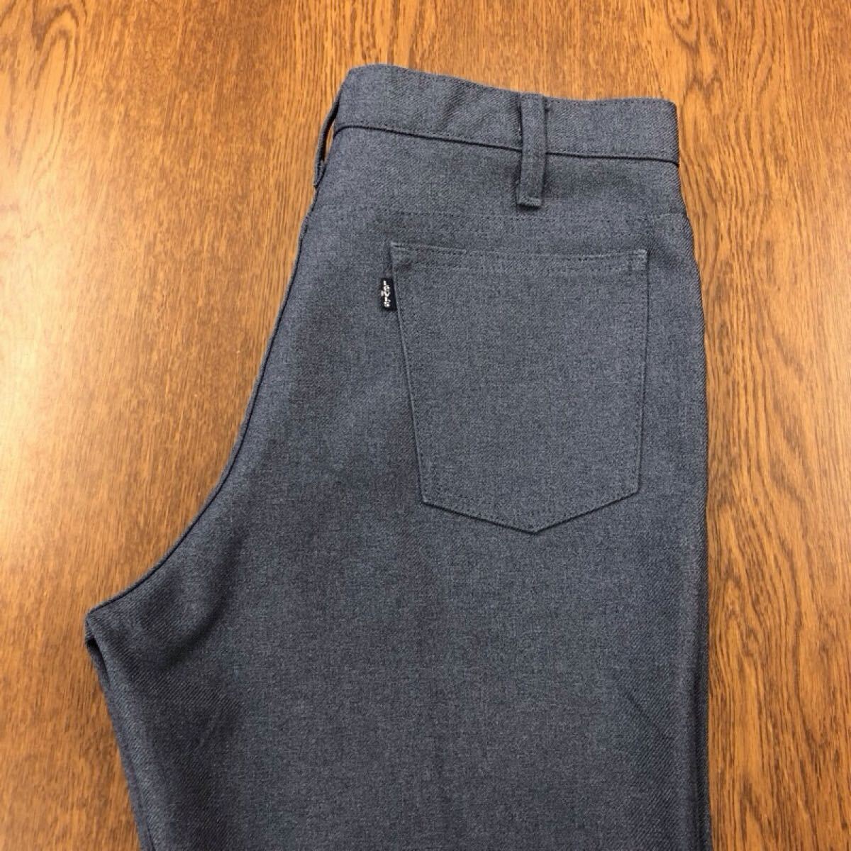 【GF069】USA製 Levi's 517 W34 L34 ブーツカット スタプレ ワークパンツ ネイビー SCOVILL ZIP ブランド古着 リーバイス517 送料無料拍卖