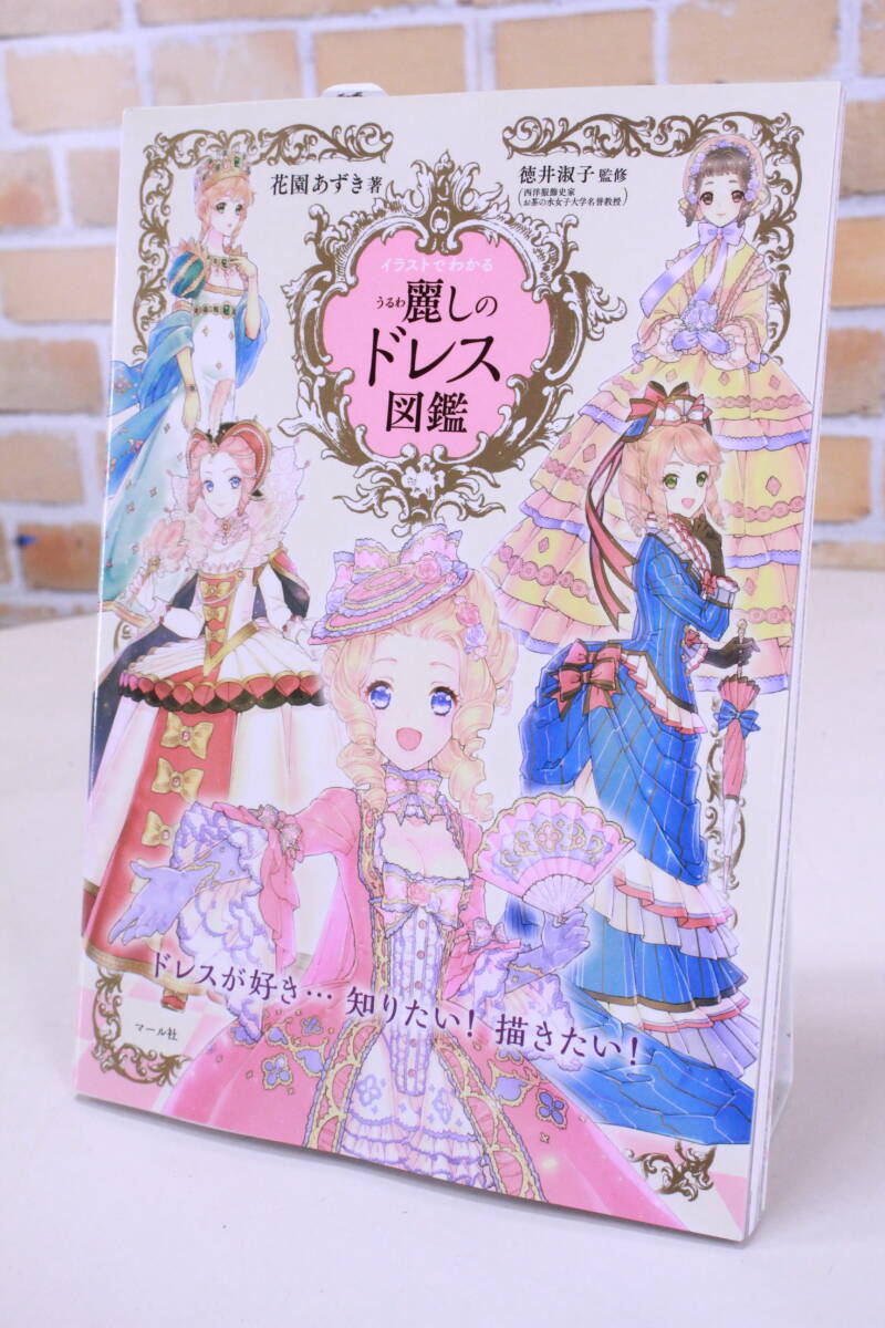 参考書 イラストでわかる 麗しのドレス図鑑 花園あずき著 マール社 長期保管現状品■(W1367)拍卖
