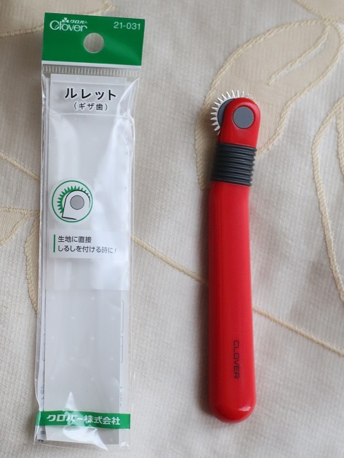 上質!便利!クロバー ルレット ギザ歯 しるし付け 手芸 裁縫 長さ約13cm 未使用品拍卖
