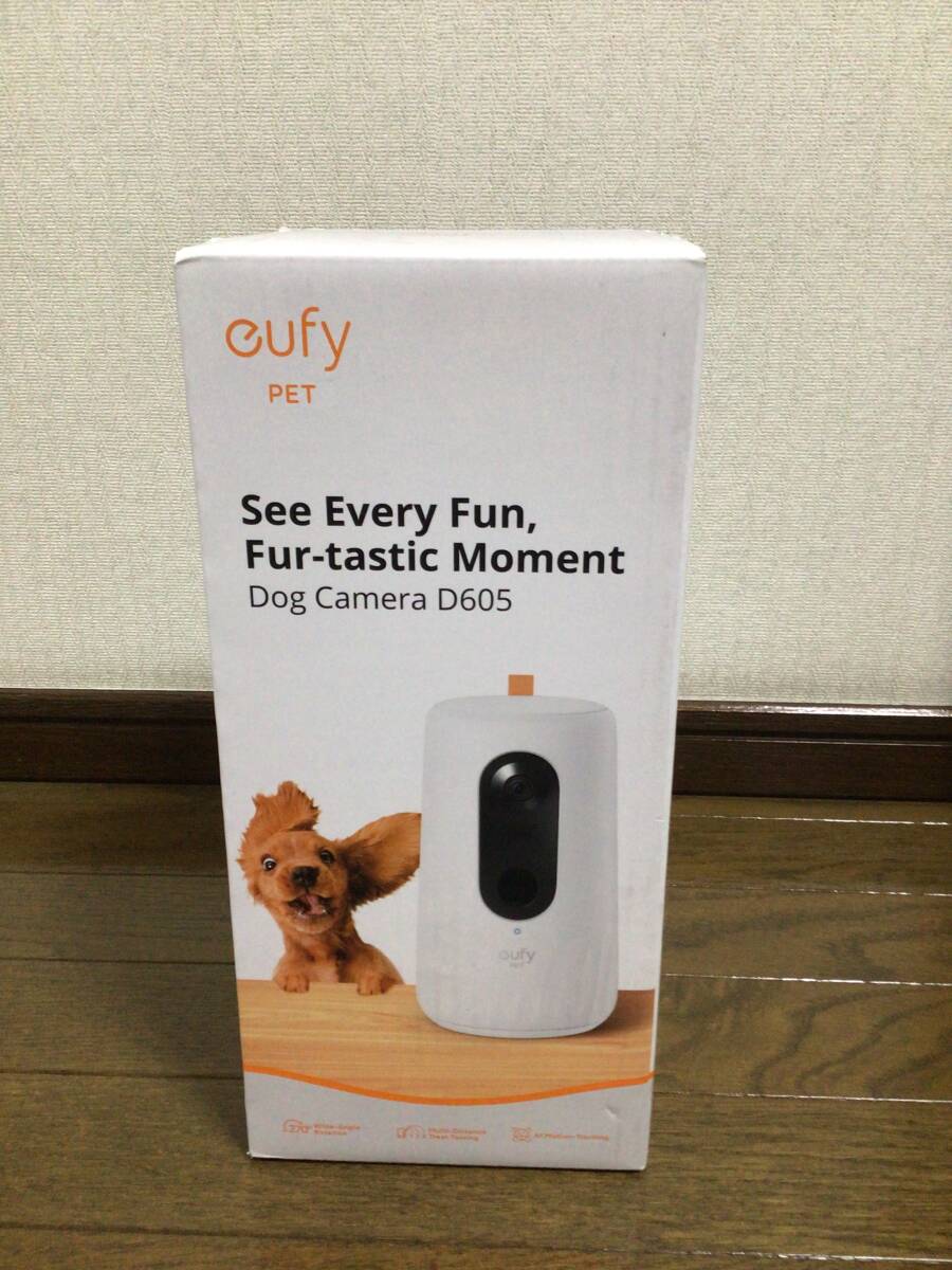 新品 未開封 Eufy PET Dog Camera D605 T7200521 ペットカメラ拍卖