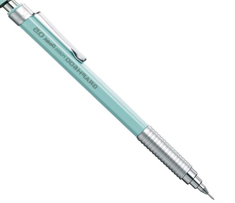廃番 海外限定 希少 Pentel Sharpencil Graph600 PG605 MintBlue Color ぺんてる グラフ600 PG605 シャープペン ミントブルー 新品拍卖