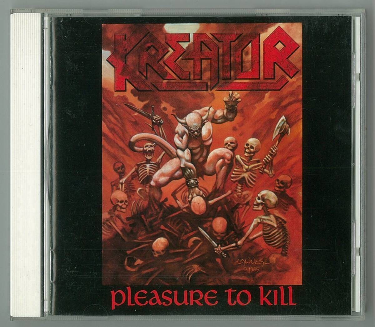 KREATOR / PLEASURE TO KILL + FLAG OF HATE 国内CD thrash拍卖