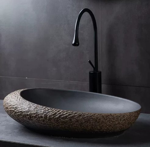 景徳鎮台上盆ベランダ手洗い盆単盆復古陶磁芸術盆トイレ異形洗面器家庭用洗面器拍卖