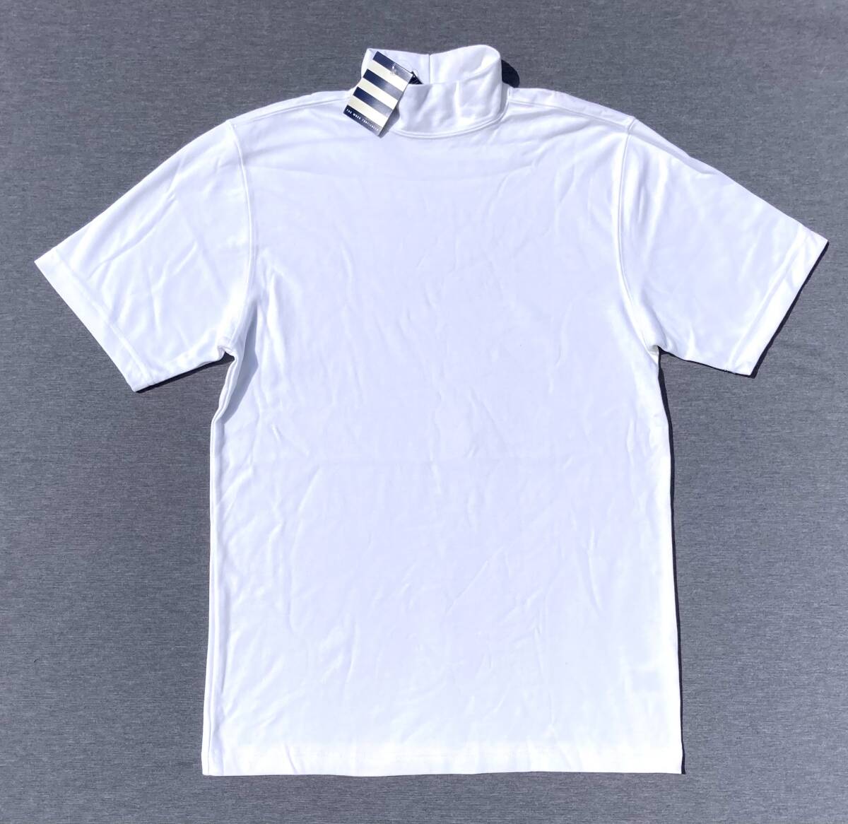 デッド 90s〜00s LANDS’END ランズエンド 無地 モックネック Tシャツ 白 S ブランク 新品拍卖