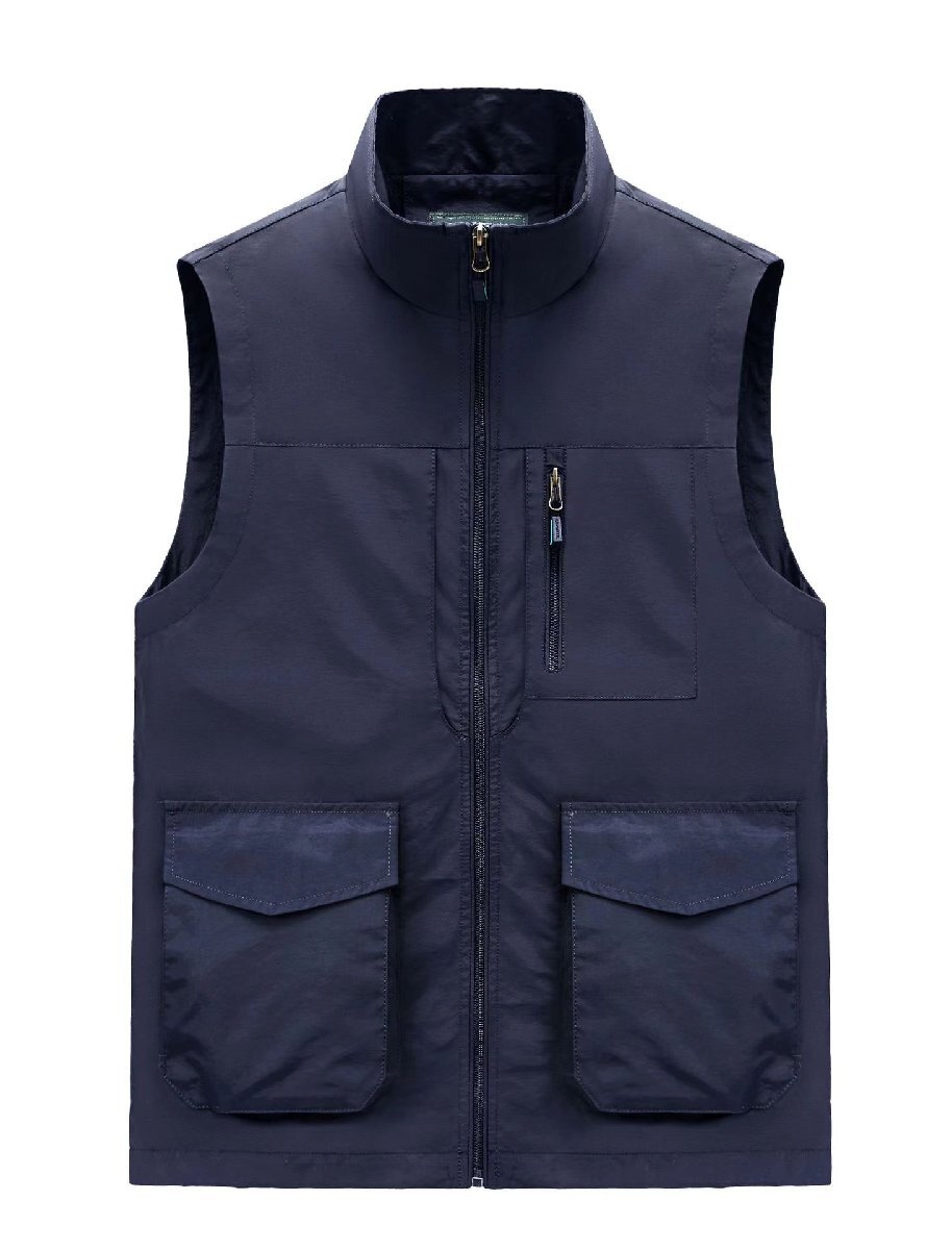 LRM4292★新品アウトドアベストメンズ フィッシングベスト 撮影ベスト カメラマンジャケット 釣り用 作業服 登山 スポーツ通気春秋拍卖