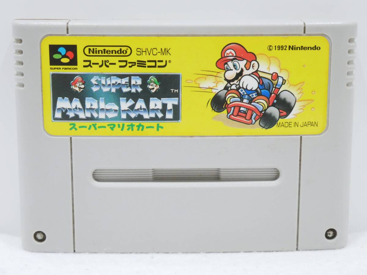 ■任天堂◇SFC/スーパーファミコンソフト☆スーパーマリオカート【端子清掃/動作確認済み】■8拍卖
