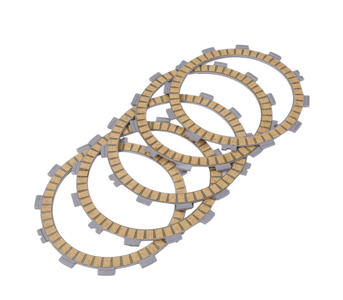 カワサキ バイク 用 クラッチ 板 5枚 セット ZXR250 バリオス エストレヤ 等 修理 交換 カスタム 補修 メンテナンス パーツ 社外品拍卖