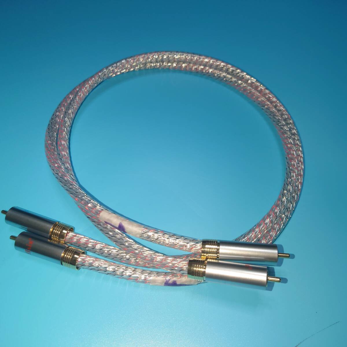 RCAケーブル 75cm 7NOCC銀メッキ拍卖