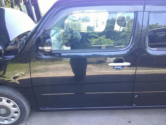 ミラココア DBA-L675S 左フロントドア 助手席 X07 ブラックマイカ(M)拍卖