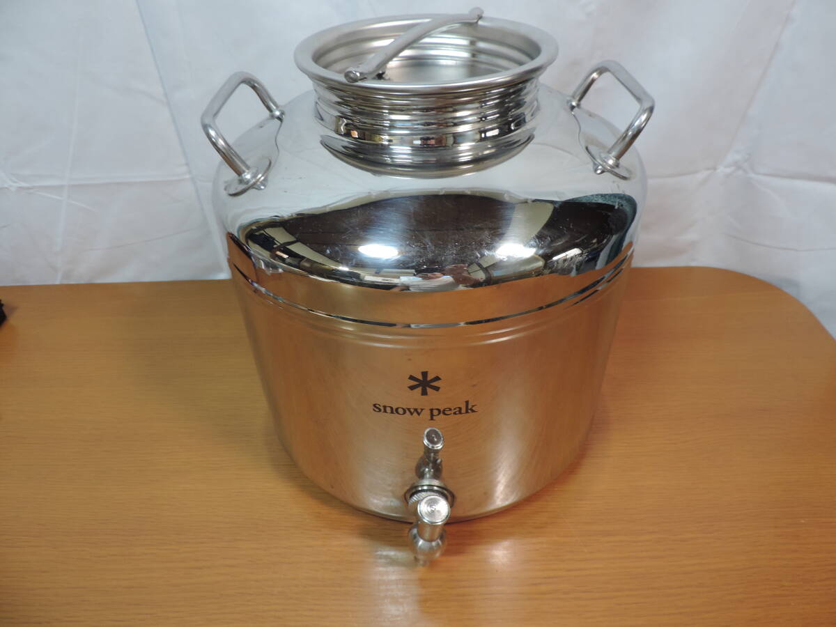 スノーピーク ステンレスウォータージャグ 15L 441A☆拍卖