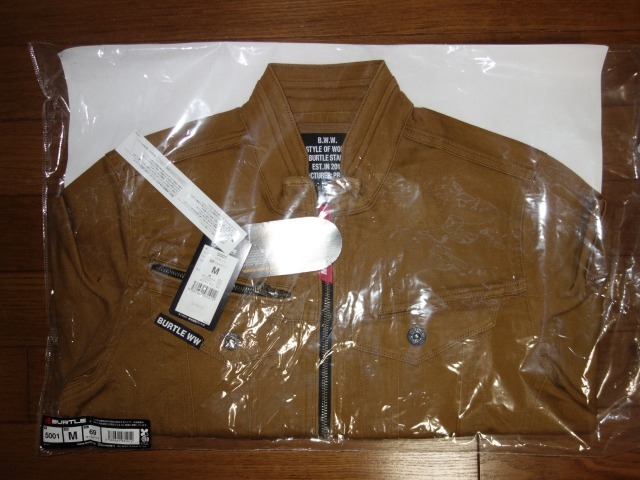 バートル 5001 M ウォルナッツ★ストレッチデニムジャケット★BURTLE拍卖