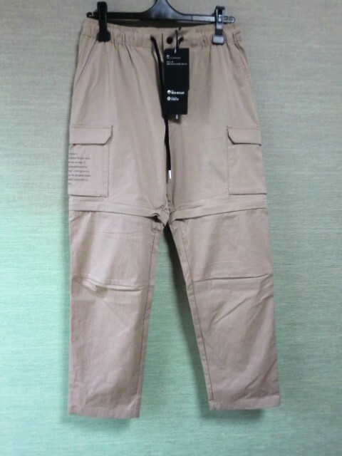 新品 ザ・ワープ・バイ・エネーレ(The Warp By Ennerre) リップストップ2WAYパンツ Mサイズ拍卖