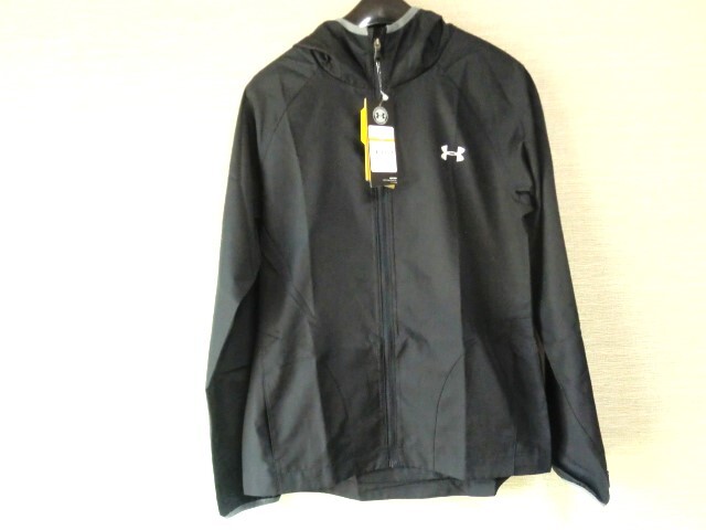 新品 アンダーアーマー(UNDER ARMOUR) WOVEN FZ HOODIEウインドアップジャケット  SMサイズ レディース 撥水加工拍卖