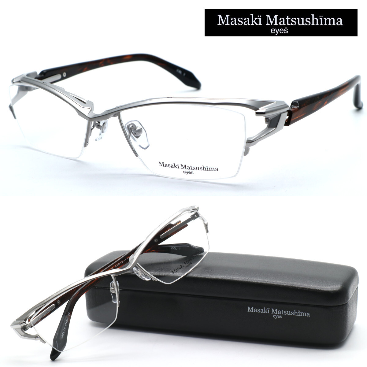 新品【Masaki Matsushima】マサキマツシマ メガネ MF-1310 col.1/正規品made in japan/日本製/ボストン/メンズ/ブランド/個性的★送料無料拍卖