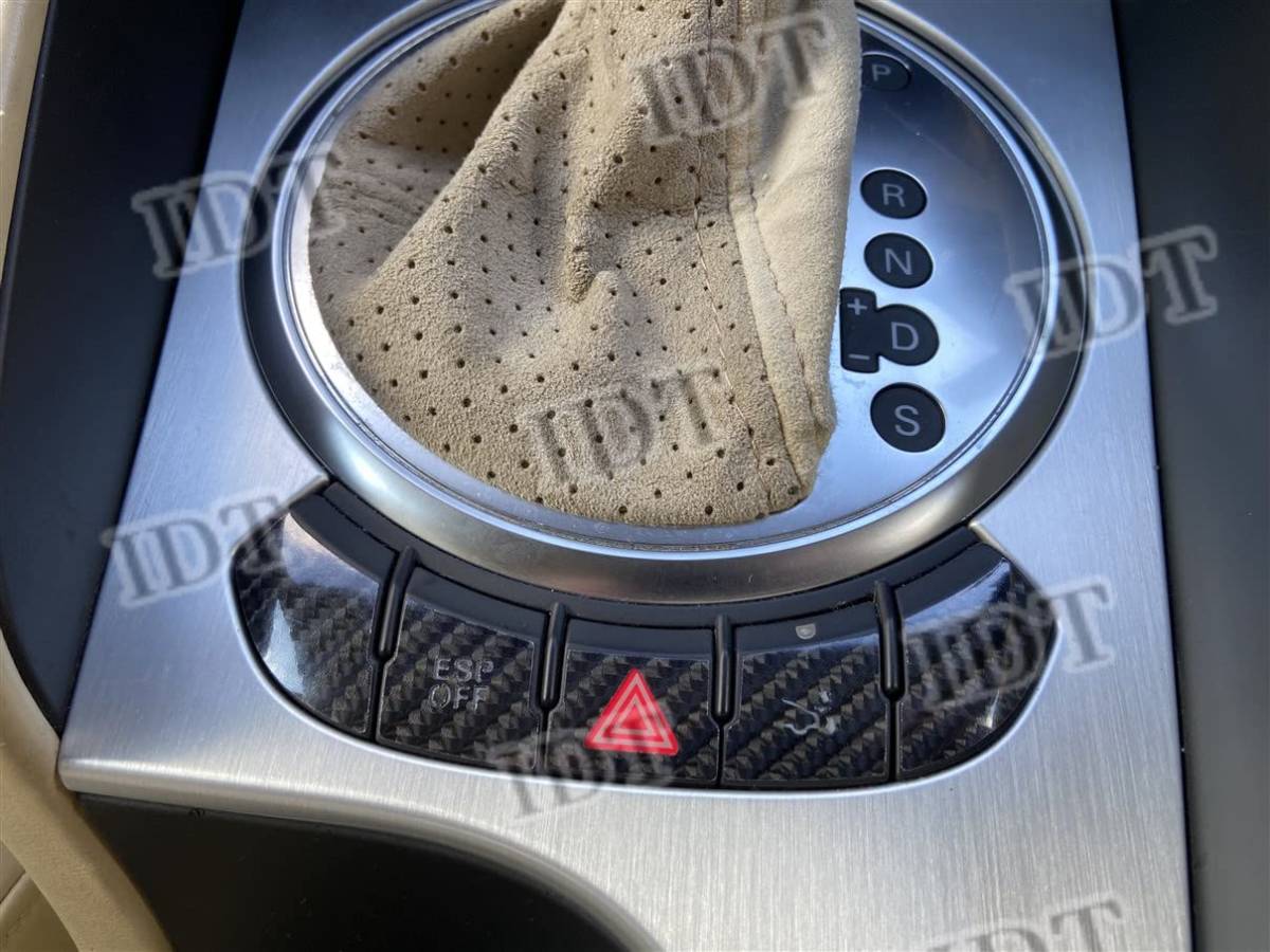 IDT アウディ TT 8J 内装 カスタム インテリアシート ハザードスイッチ周り シート ステッカー ハザード ブラックカーボン拍卖