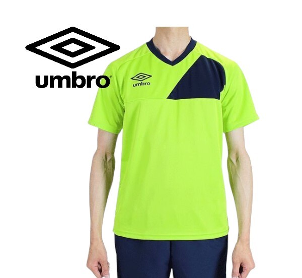 【新品特価!】umbroアンブロ ディヴィジョンセカンダリーシャツ 半袖(アップルグリーン)/6/サイズXO拍卖