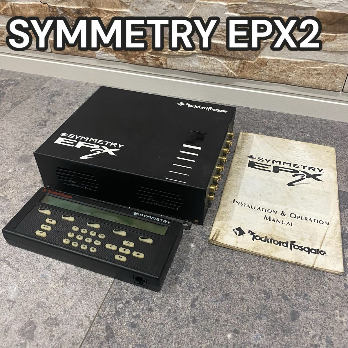 【ジャンク】ロックフォードSYMMETRY EPX2 プロセッサー シンメトリー 拍卖