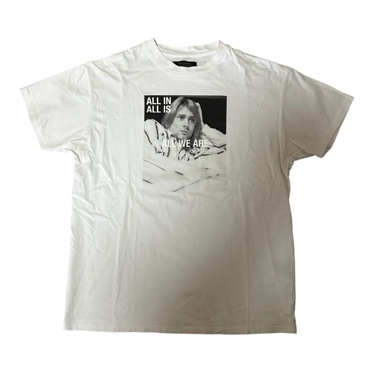 良品 NANO UNIVERSE×久保憲司 Kurt Cobain Tシャツ L拍卖