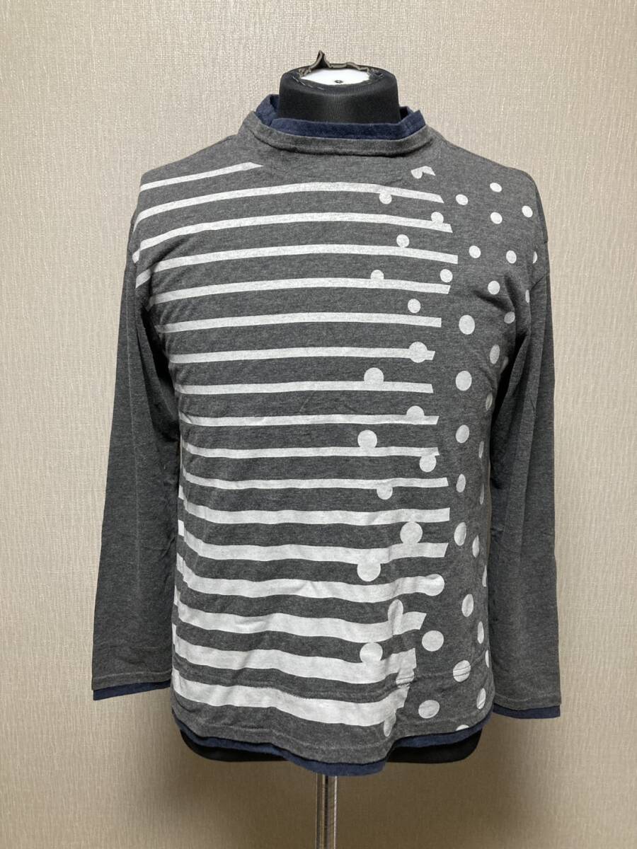 sensounico センソユニコ Lucruca ルクルカ トップス カットソー 古着 レディース 春 秋 長袖 グレー Lu-6-48拍卖