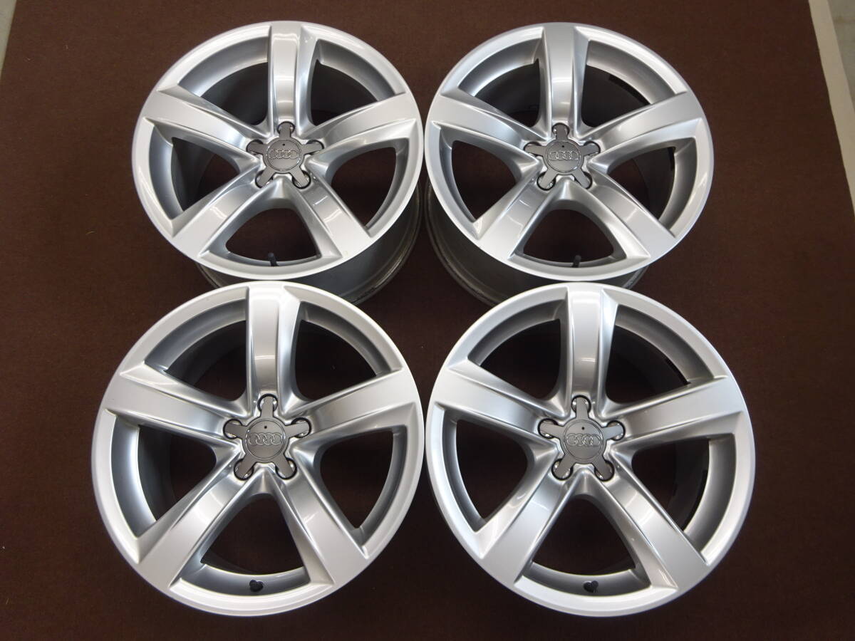 A-7 アウディ A5 8T 純正 18×8.5J ET29 PCD112 5H 4本 比較的 程度良好 人気商品 Audi に是非 !拍卖