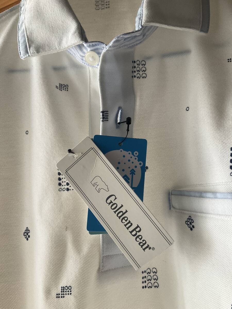 新品Golden Bear 白ポロシャツ M ゴルフ 贈り物にもラコステ 拍卖