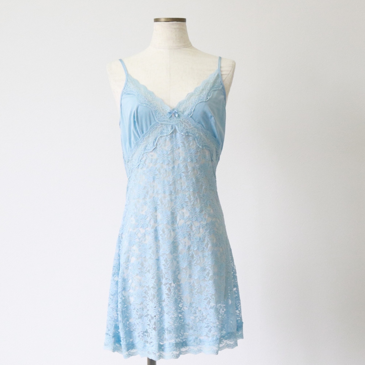 古着 I.E.I. LINGELIE 花柄 レース シースルー ランジェリー キャミソール レディースS相当 /eaa557570拍卖