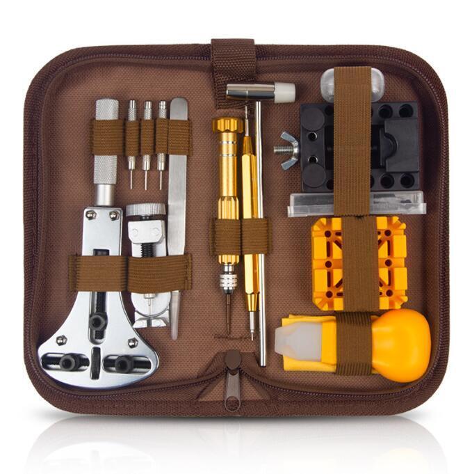 大人気時計修理 腕時計修理工具セット 修理キット 149点 時計 工具セット 3点支持オープナー バネ棒外し 電池交換拍卖