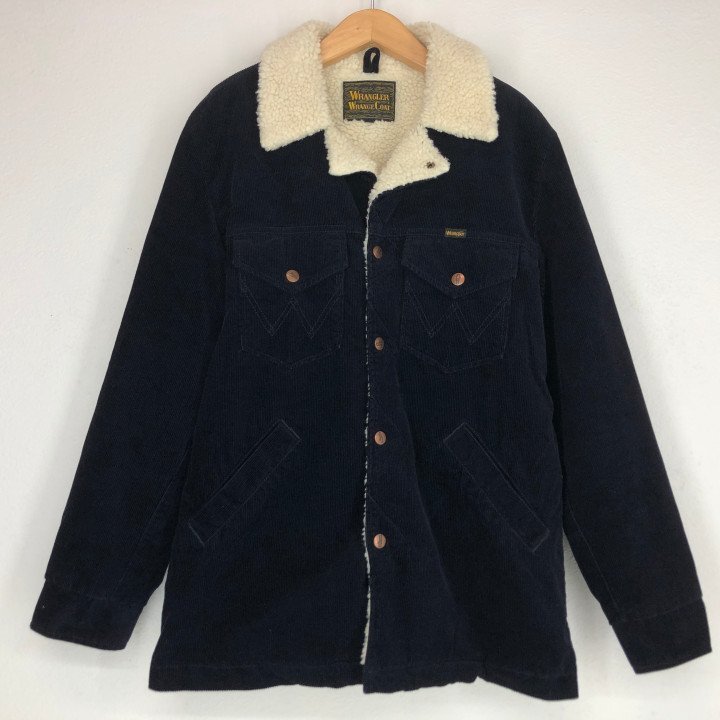 Wrangler ラングラー WT0001 コーデュロイ ボア ランチコート SIZE: S ネイビー MH632025060605拍卖