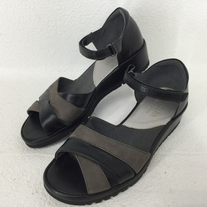 ASICS WALKING PEDALA アシックス ペダラ ストラップ付 コンフォートサンダル SIZE: 22.5cm 小さいサイズ ブラック LU632025061206拍卖