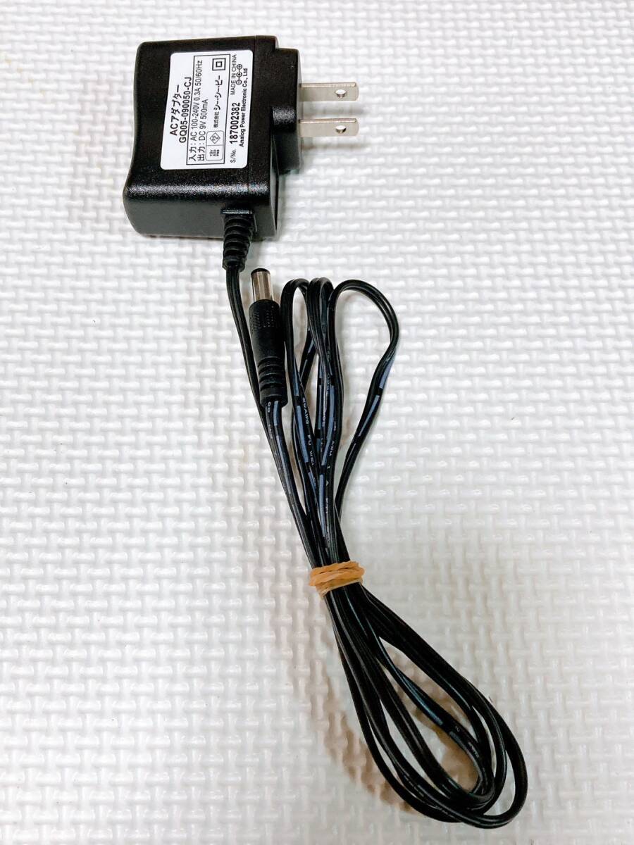 ★ 回転モップクリーナー専用 ACアダプター GQ05-090050-CJ 株式会社株式会社 シー・シー・ピー DC9V 500mA拍卖