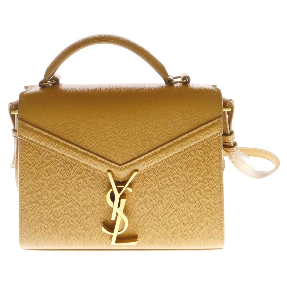 サンローランパリ カサンドラ 2WAYバッグ トップハンドルミディアム ショルダーバッグ ハンドバッグ ベージュ GD金具 レザー 602716拍卖