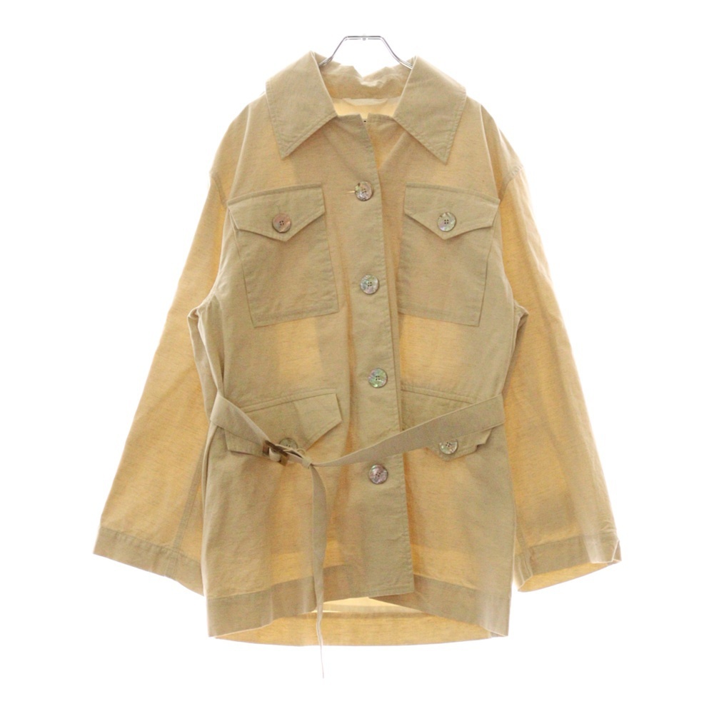 Acne Studios アクネ ストゥディオズ 20SS Belted Cotton Coat ショート丈コート アイボリー レディース FN-WN-OUTW000425拍卖