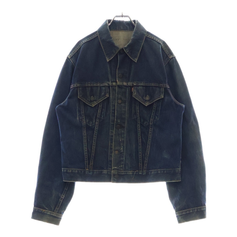 Levi's リーバイス 60S VINTAGE 557XX Denim Jacket ヴィンテージ ボタン裏D 両面BIGE 均等V デニムジャケット インディゴ拍卖